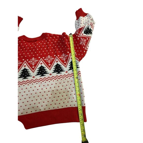Vintage Coca-Cola Polar Bear “ugly” Christmas Sweater Red White Trees Holiday L - Picture 6 of 7